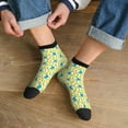 thumbnail image 3 of Pofeuu Blue Rabbit Print 30cm Socks, Adult Running Hiking Socks for Youth and Adult, 3 of 7