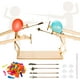 thumbnail image 4 of Batalla de Globos de Bambú - Marionetas de esgrima de madera hechas a mano (2024), Juego de batalla de robots de madera para 2 jugadores, Batalla de globos de ritmo rápido, 4 of 5