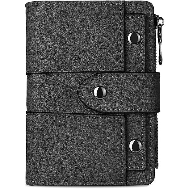Cartera de mujer pequeña de cuero plegable YONGSHENG Multi Mini tarjetero organizador