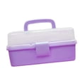 thumbnail image 4 of Caja De Almacenamiento Portátil Sunnimix Organizador De Suministros De Costura Violeta, 4 of 8