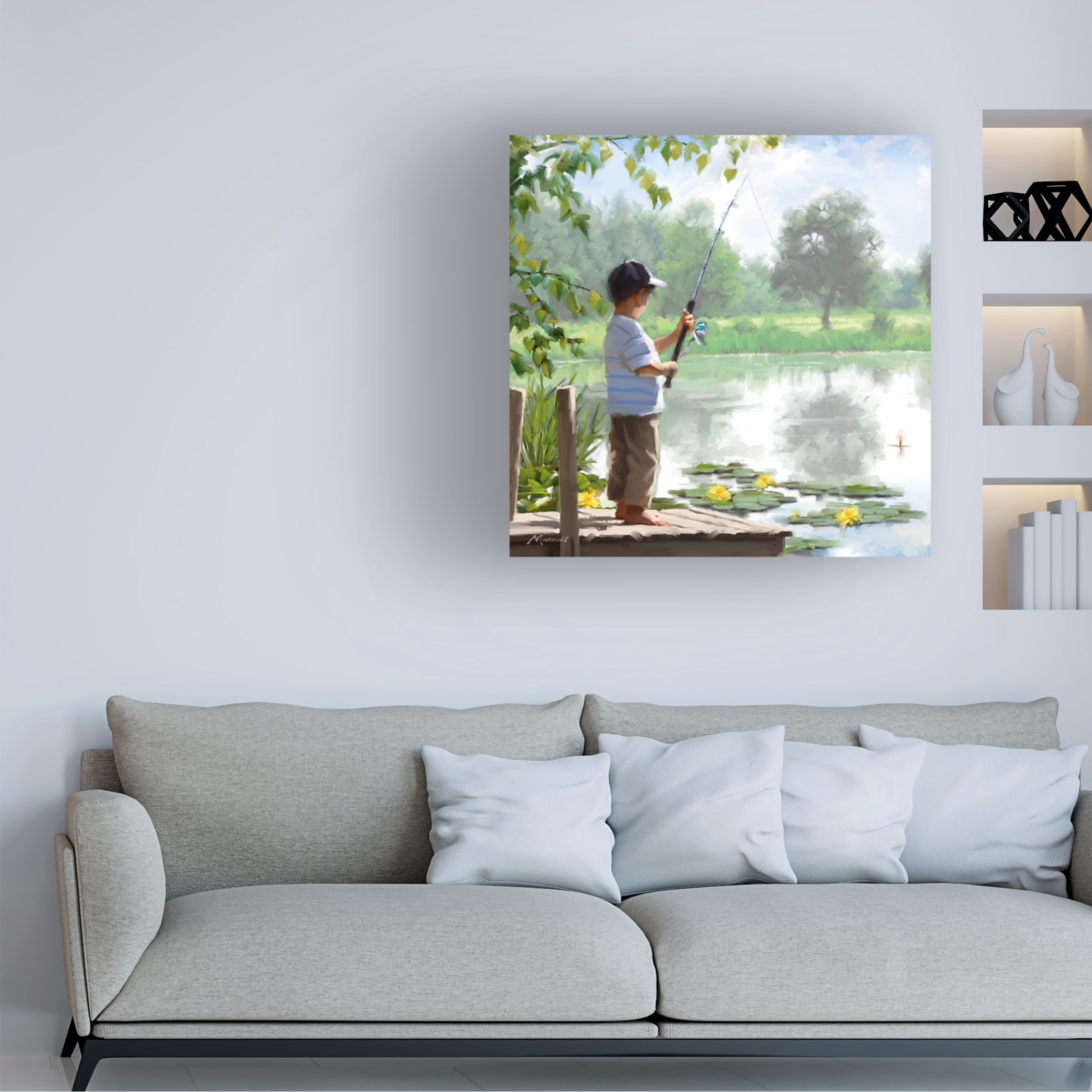 Trademark Fine Art The Macneil Studio Summer Dress Canvas Wall Art - 35x35