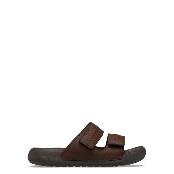 Crocs Mens Brown Slip On Open Toe Sandals Size 7 Crocs M Brown Sandals for Men for sale | eBay main image 4