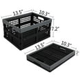 thumbnail image 4 of Anbers 3 Packs 16 Quart Plastic Foldable Storage Crate, Small Collapsible Storage Crate Basket, 4 of 4