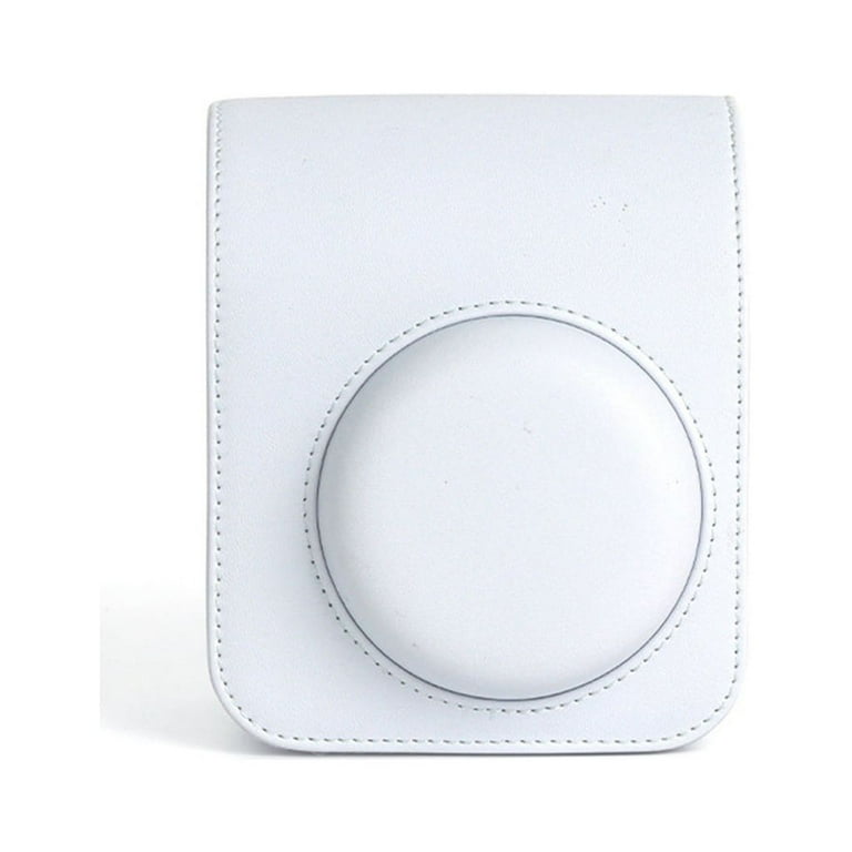Easy Hood Custodia In Pelle PU Per Fotocamera Fujifilm Instax Mini 12 – Blu Con Tracolla Regolabile