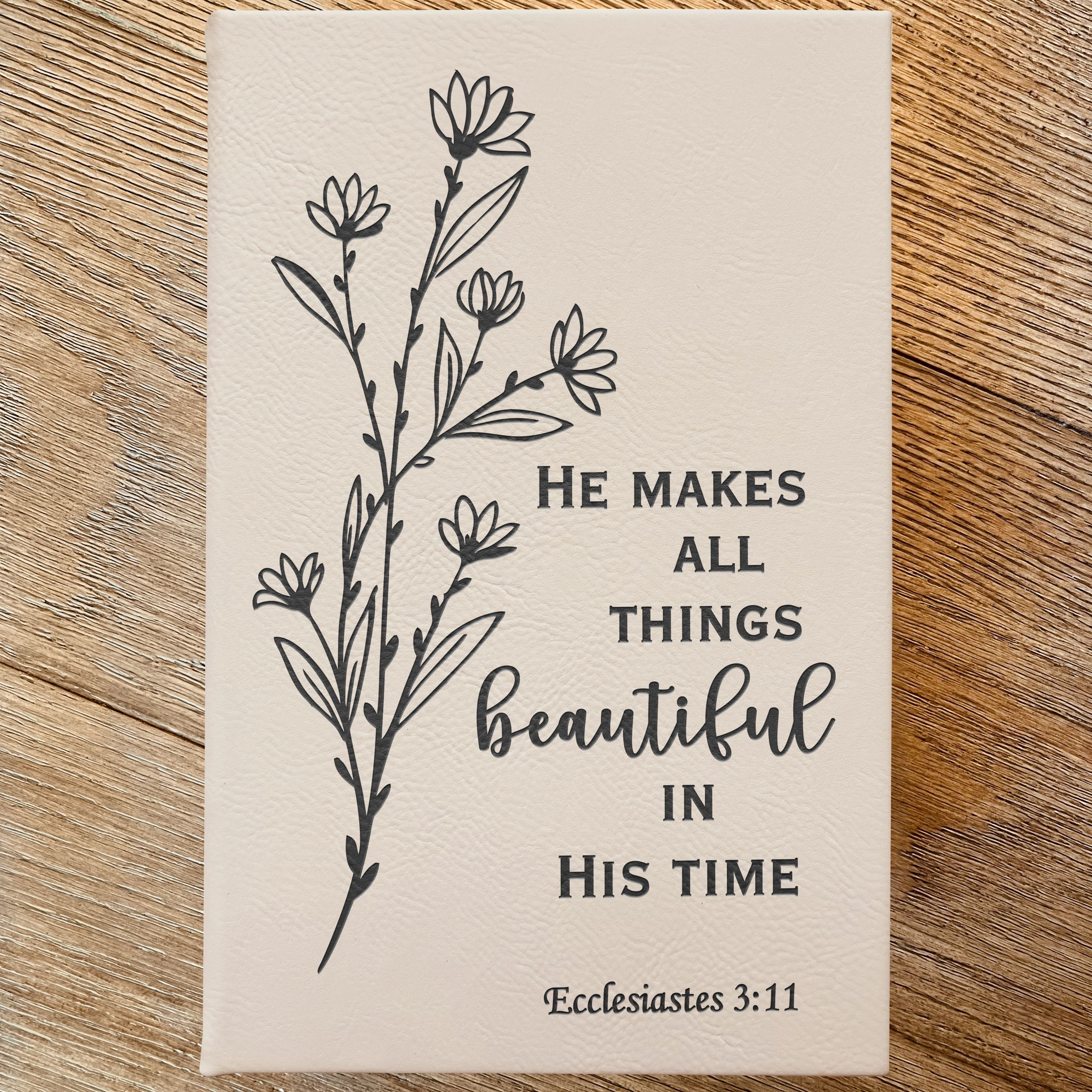 Custom Prayer Journal, Bible Study Journal, Daily Prayer Bible Journal, Prayer Journal for Women men, Bible Accessories Bible Study Supplies