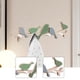 thumbnail image 5 of Perchero de pared decorativo vintage con forma de pájaro, ganchos para bufandas, ropa y llaves. verde, 5 of 9