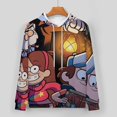 thumbnail image 5 of Gravity Falls Sweatshirt & Sweatpants Tracksuit Sets Printed Casual Pullover Hoodie & Pants Set 4XL, 5 of 9