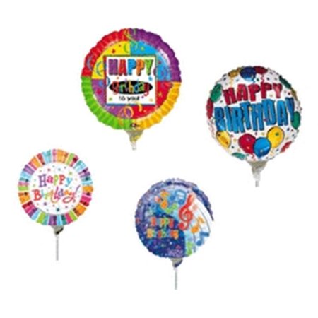 Mayflower Balloons 5998 9 Inch Pre-Pack Birthday - Assorted - Walmart.ca