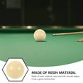 thumbnail image 3 of BESTYASH 4Pcs White Resin Practice Cue Ball For Pool Table Better Control, 3 of 6