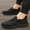 Black, variant on Shoes for Men Seasonal Khaki/Black Lazy Casual Shoes, Thick-Soled And Comfortable Design, Wear-Resistant And Highly Elastic Soles, Suitable for Daily Outings, Business Commutes, Casual Trips