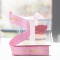 thumbnail image 3 of simhoa 0.59\" Happy Birthday Ribbons Gift Wrapping Ribbon DIY ming Polyester Satin Pink 20Yard, 3 of 8
