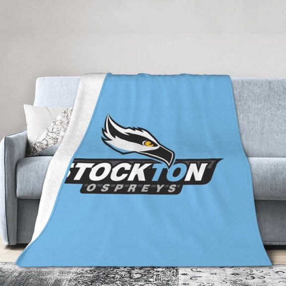 Stockton University Ultra-Soft Micro Fleece Blanket Multi-Size Flannel Blanket