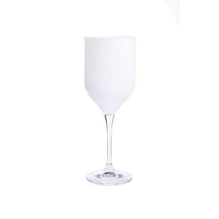 

Classic Touch CWN2026W White Footed Wine Glasses - Set of 6