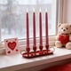 thumbnail image 5 of Velas Roscadas Galvanizadas Con Parafina Vela de cera de poste largo con rosca galvanizada roja de 4 piezas para decoración romántica y de bodas en restaurantes. JASKFLY, 5 of 9