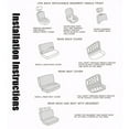 thumbnail image 4 of Youkk Light Car Seat Covers With Elastic Straps And Hooks Machine Washable On 40 Degrees Protectors Pad Red, 4 of 6