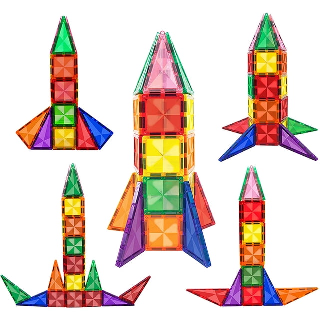 PicassoTiles 30 Piece Magnetic Building Blocks Mini Diamond PicassoTiles PicassoTiles