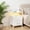 White, variant on Modern Rustic Patio Side Table with 2 Fabric Drawers, 3-Tier Open Storage Shelf, Small Space Organizer, Outdoor End Table for Bedroom, Living Room, Dorm or Apartment, White