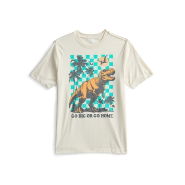 Wonder Nation, Boys' & Big Boys' Go Big Graphic Tee with Short Sleeves, Sizes 4-18