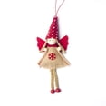 thumbnail image 1 of Muñeca de niña ángel de tela navideña, regalo de Navidad, decoración de árbol de Navidad, colgante, decoración de fiesta de año nuevo de Navidad, 1 of 7