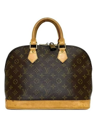 Louis Vuitton Monogram Manhattan PM Handbag M40026 Brown PVC Leather Ladies LOUIS  VUITTON