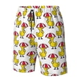 thumbnail image 4 of Balery Rubber Duck Chicken Bird Traje de Baño Estilo Hawaiano para Hombre, Shorts de Secado Rápido con Bolsillos-Medium, 4 of 6