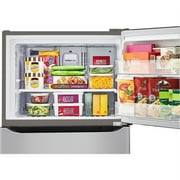 LG LTCS20020S 30 Wide 20.2 Cu. Ft. Energy Star Rated Top Freezer Refrigerator - Stainless Steel NEW
