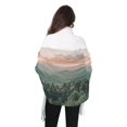 thumbnail image 4 of FORMRS Womens Scarf Winter Soft Long Big Warm Shawls Wrap Tassel Scarves, Mountains at Dawn, 4 of 9