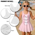 thumbnail image 6 of FUIALDOLG Little Girl One-piece Bathing Suit Cartoon Axolotls Swimsuit with Skirt Age 3-14,Kids One-piece Bathing Suit Cute Sleeveless Tank Tops Swimsuit for Holiday Party Pool Parties 3-4Y, 6 of 7