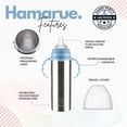 thumbnail image 4 of Hamarue 3-in-1 Stainless Steel Sippy Cups for Babies & Toddlers | Non-Toxic Insulated Baby Bottle | BPA-Free | Ages 3M+ | Evolving Feeding Solution, 4 of 8