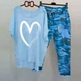 thumbnail image 1 of WILLBEST Jeans pour Femmes Mode Décontractée Chemise Unie Taille Haute Pantalon Ample avec Poches Ensemble Haut et Bas Pantalon de Randonnée pour Femmes, 1 of 4