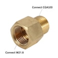 thumbnail image 3 of CGA320 - Conversor adaptador de depósito de cilindro de CO2 W21.8 o CGA320 convertidor de adaptador de tanque de peces de acuario (#2) EOTVIA NO, 3 of 4