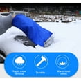 thumbnail image 3 of Ice Scraper Glove, Snow Removal Tool, Winter Accessory, Built-in Warm Mitt, for Car Windshield Cleaning, Ice Brush Shovel | Blue KTFgvq, 3 of 8