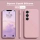 thumbnail image 3 of Coque carrée en Silicone liquide, étui souple antichoc pour Samsung Galaxy S24 S23 S22 S21 S20 Ultra Plus FE A54 A53 A52 A73 5G 4G, nouvelle collection, 3 of 5