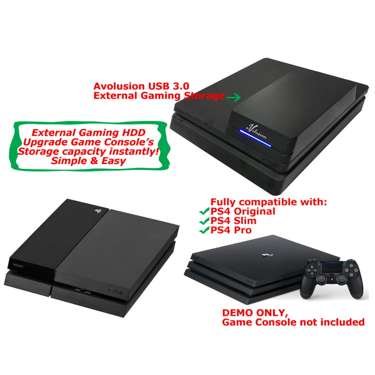 Avolusion HDD Gear Pro 4TB (4000GB) 7200RPM 64MB Cache USB 3.0 External Gaming Drive for Pro, Original) - Walmart.com