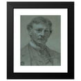 thumbnail image 2 of Leopold Carl Müller 12x14 Black Modern Framed Museum Art Print Titled - Self -Portrait, 2 of 5