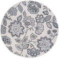 thumbnail image 3 of Madison Transitional 8' Round Cream and Gray Polypropylene Indoor Area Rug, 3 of 8