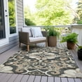 thumbnail image 3 of Dalyn Rugs Machine Washable Indoor/Outdoor Chantille Charcoal 10' x 14' Rug, 3 of 9