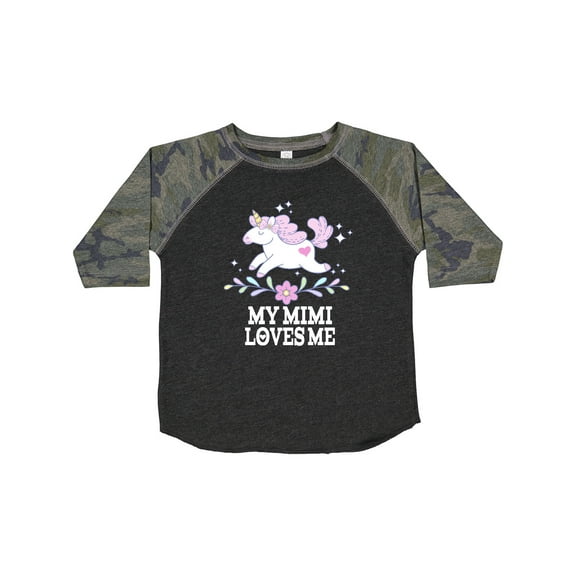 Inktastic My Mimi Loves Me Unicorn Girls Toddler T-Shirt