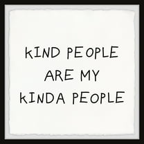 Marmont Hill People's Quote Framed Wall Art, 24" x 24"