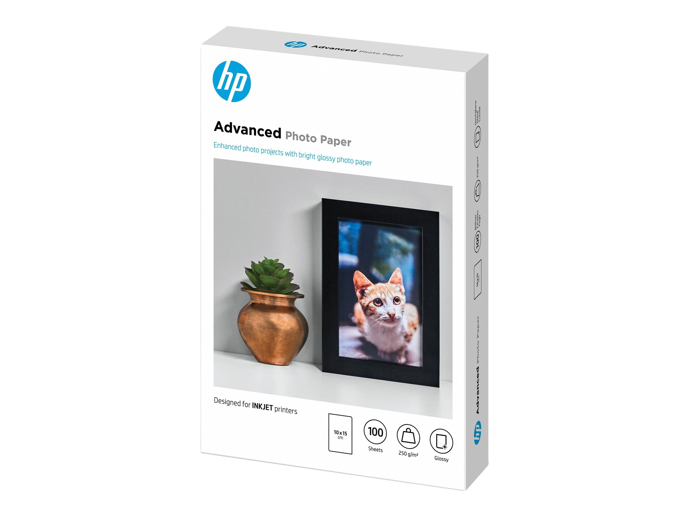 HP Advanced 4x6 Glossy Photo Paper 100 sheets