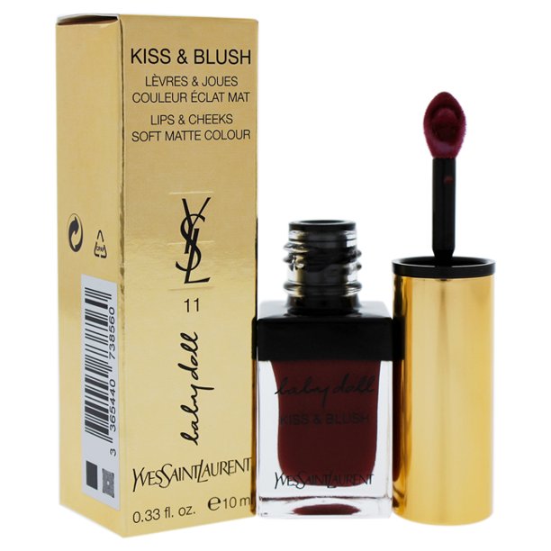 Yves Saint Laurent Baby Doll Kiss And Blush 11 Prune Impertinente By Yves Saint Laurent For Women 0 33 Oz Lip Gloss Walmart Com Walmart Com