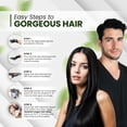 thumbnail image 5 of Herbishh Black Shampoo, Hair Dye Shampoo 3 in 1, 100% Grey Coverage, Demi-Permanent Hair Color for Men & Women, Long-lasting Color in 5-15 Mins, Ammonia-free, 200 ml, 5 of 8
