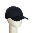 thumbnail image 5 of D&I Plain Dad Hat 100% Cotton Unstructured Hat Unisex Strap Cap - 2Pk - Navy Olive, 5 of 17