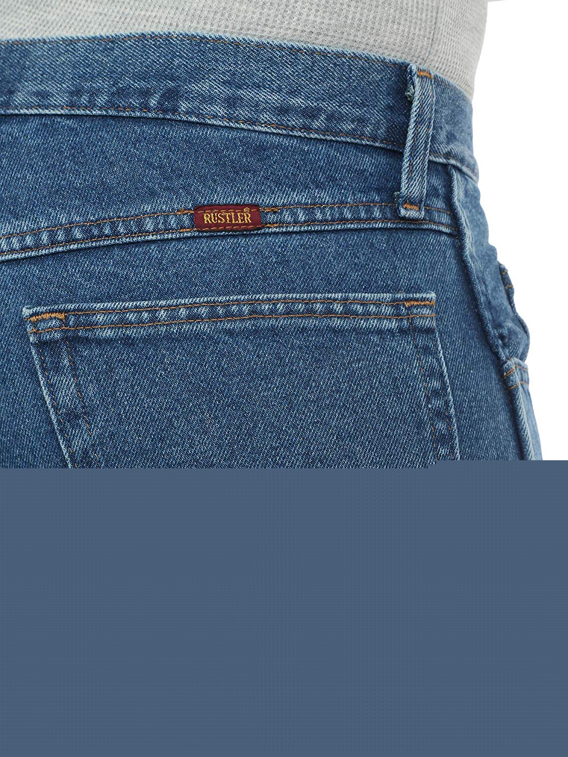 thumbnail image 2 of Rustler Classic Men's Big & Tall Classic, Medium Stonewash, Size 48W x 30L, 2 of 5