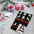 thumbnail image 4 of Bufanda de alce de Navidad de invierno Desiderio Chal geométrico de nieve cálida Bufanda larga y gruesa de punto, 4 of 5
