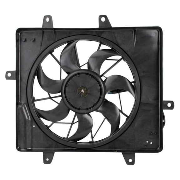 TRQ Engine Radiator Cooling Fan Assembly for 01-05 Chrysler PT Cruiser RFA80431
