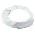 thumbnail image 1 of 1 pieza de diademas deportivas para hombres y mujeres, bandas antideslizantes para el cabello, bandas para la cabeza para correr sudor para deportes de fitness, blanco, 1 of 7