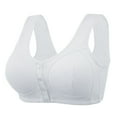 thumbnail image 2 of Jdkau Bras for Women Comfort Wireless Snap Closing Bra Front Closure Bras for Older Women（GY2,36）, 2 of 4