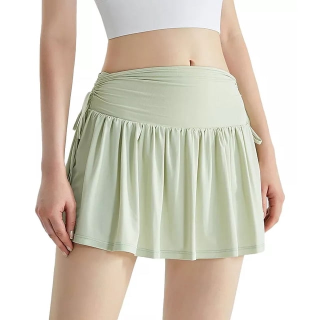 Falda Con Short Licra Deportiva Transpirable Casul 2 En 1
