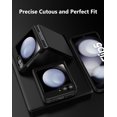 thumbnail image 3 of Case for Samsung Galaxy Z Flip 5 (2023) Thin Hard Matte Phone Case for Galaxy Z Flip5 - Black, 3 of 7